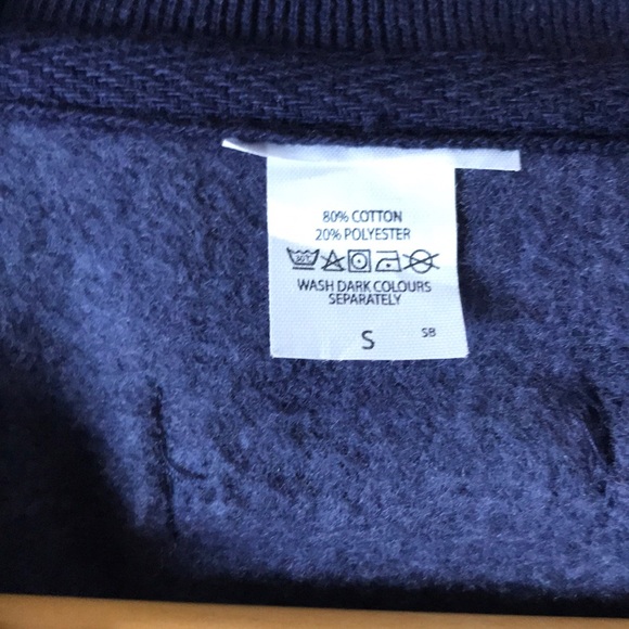 Burgundy Navy Varsity Baseball Jacket - S - Picture 7 of 10